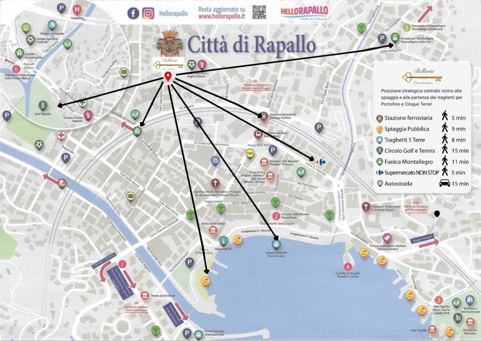 Apartament Bellaria Ll Rapallo Zewnętrze zdjęcie